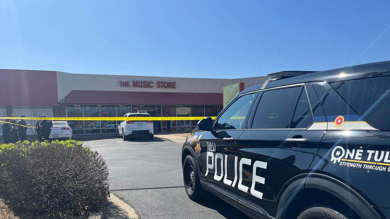 Shooting Incident at Tulsa Music Store 31st and Mingo