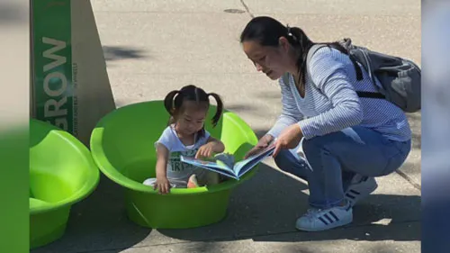 Tulsa Gathering Place GROW Mobile Library