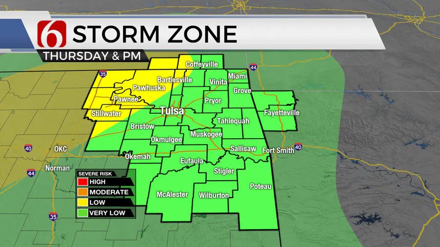 Rain Chances With Cold Front Arrive On Friday