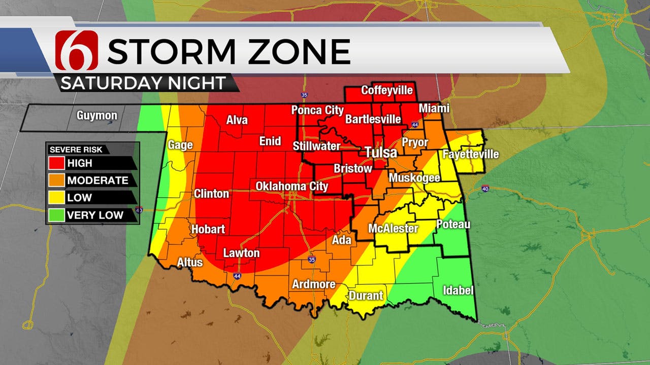 Tornado Watch Active For Parts Of Green Country; Tornadoes, Hail And ...