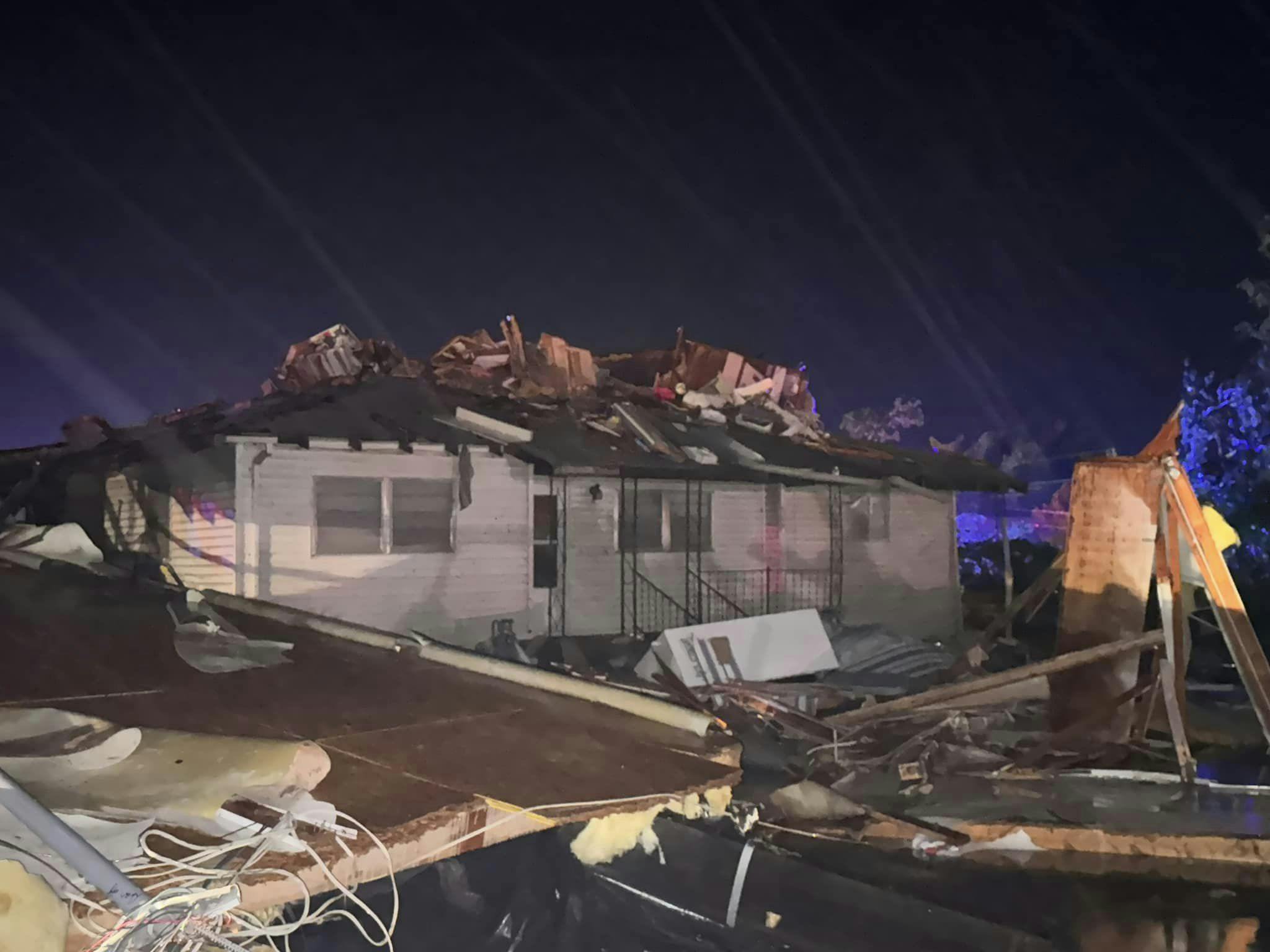 Oklahoma Tornadoes Leave Damage In Osage County