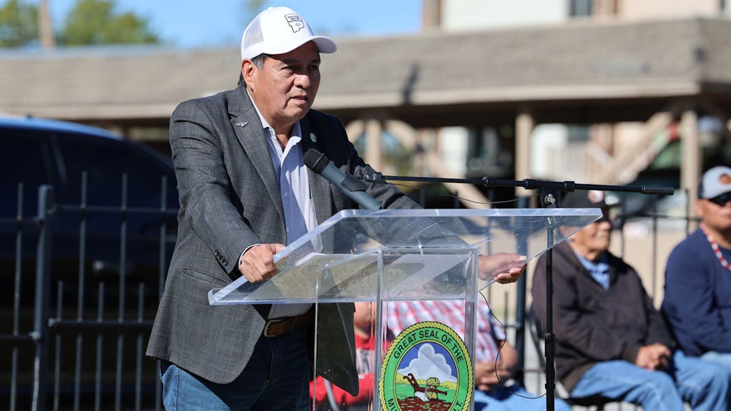 Muscogee Creek Nation Chief David Hill