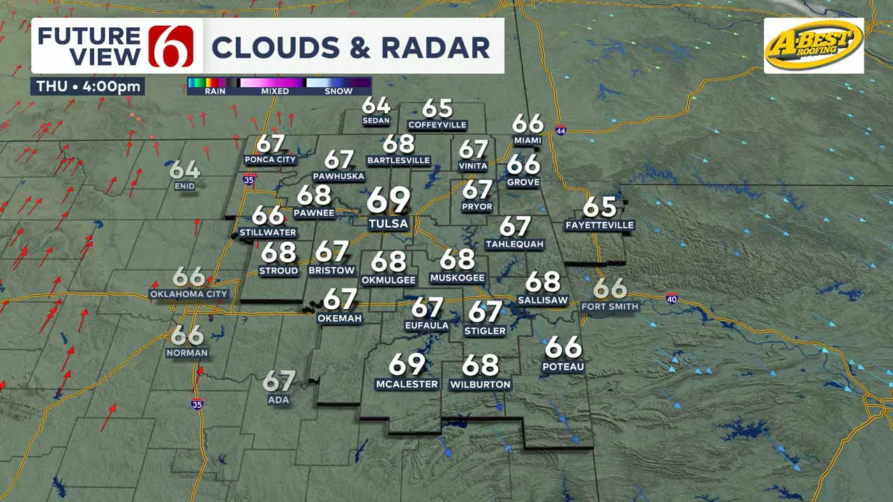 Highs on Thursday.