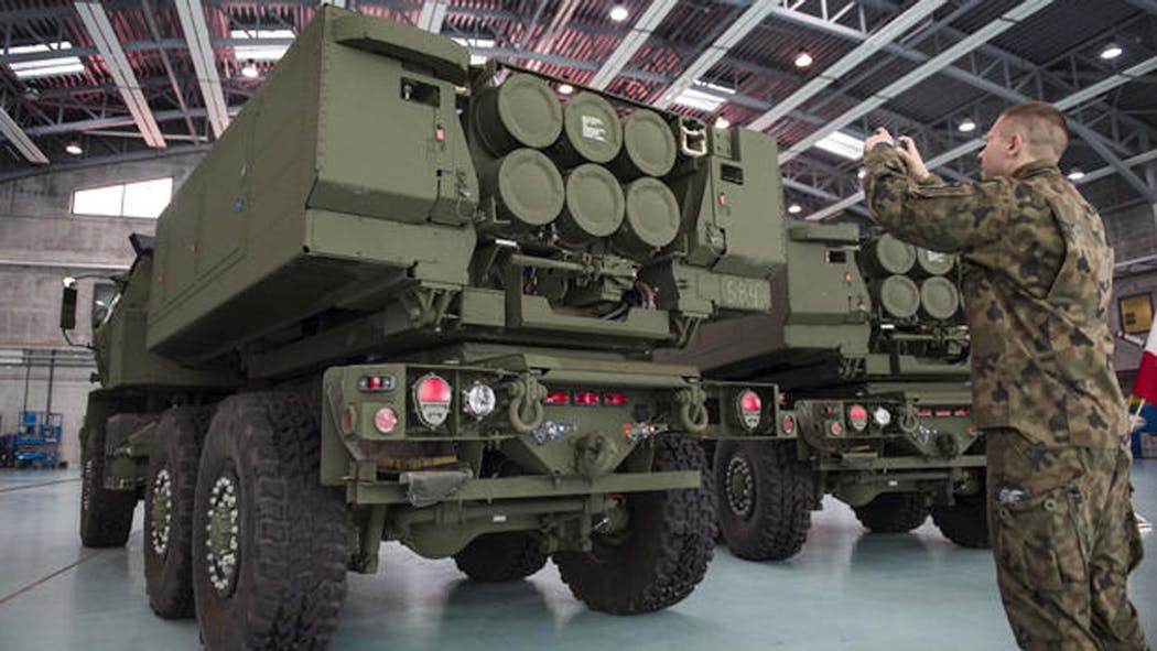 HIMARS rocket launchers 