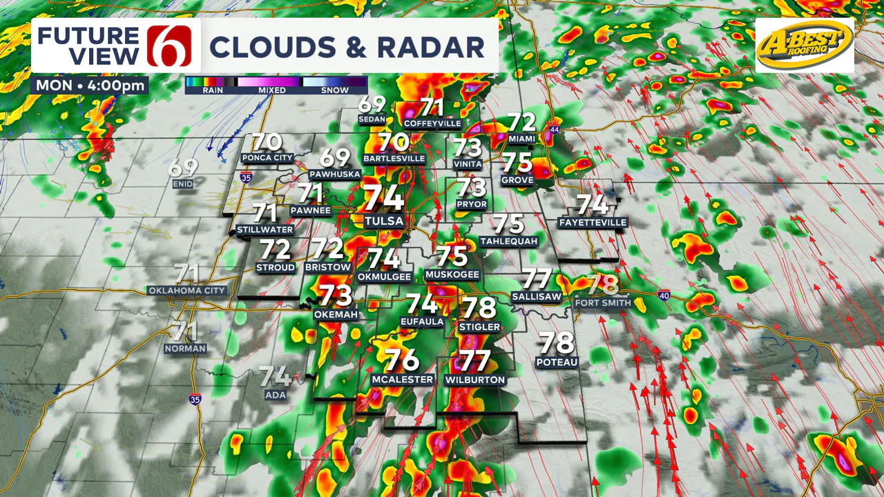 4 p.m. Radar Monday