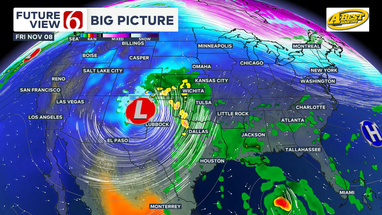 Friday Storm Chances