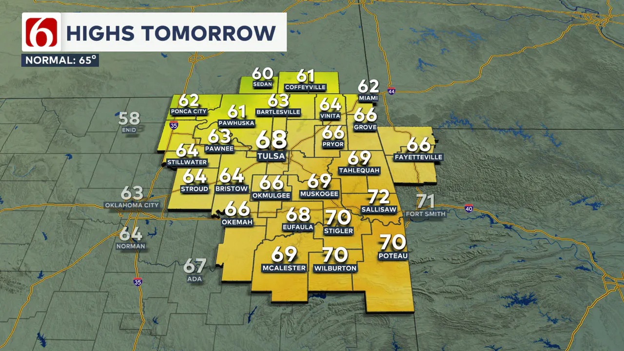 Thursday Afternoon Highs