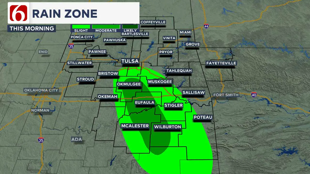 Rain zone on Friday.