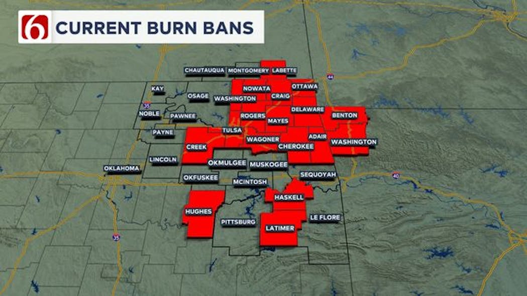 Current Burn Bans 10/22