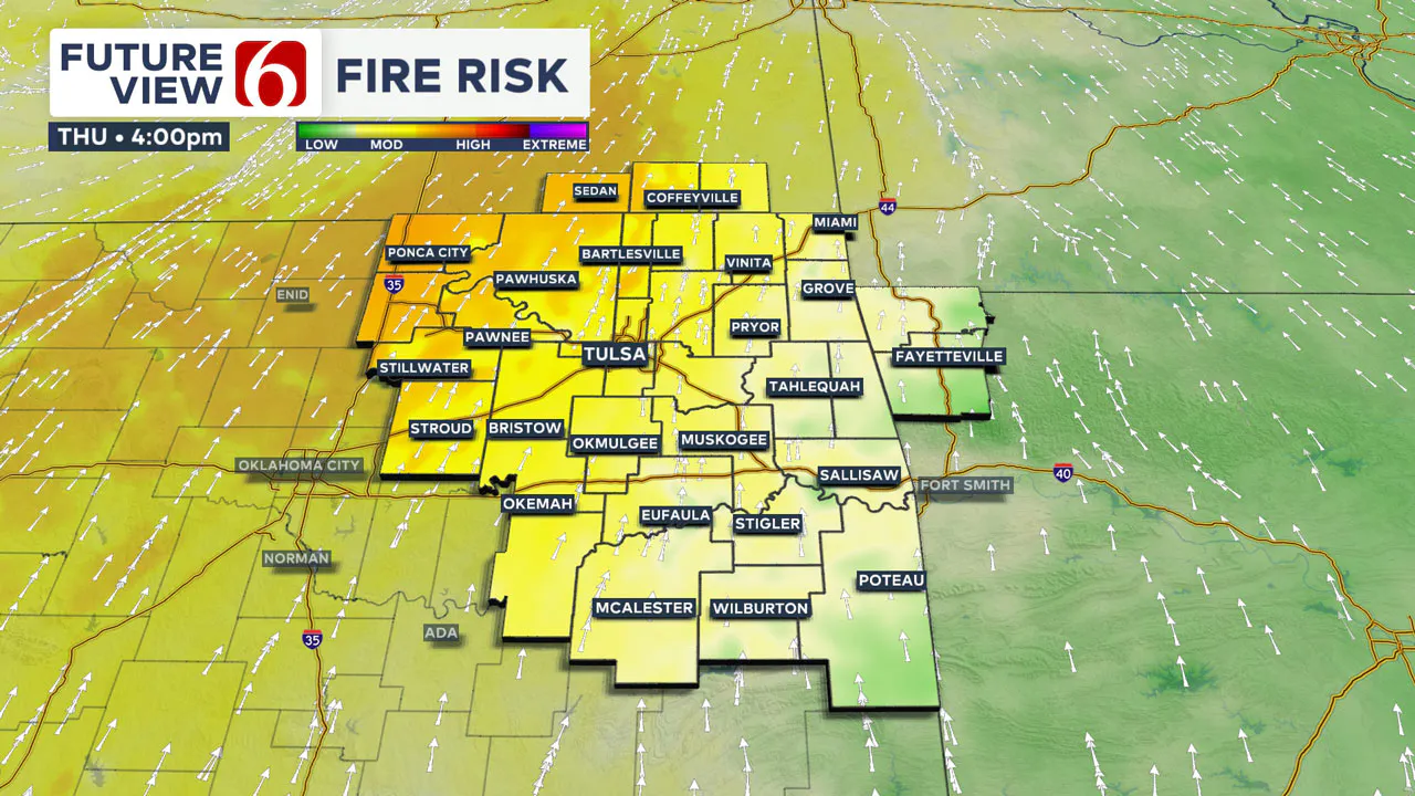 Wednesday Fire Risk