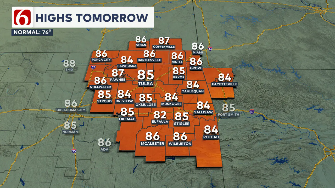 Thursday Highs 10/9/24