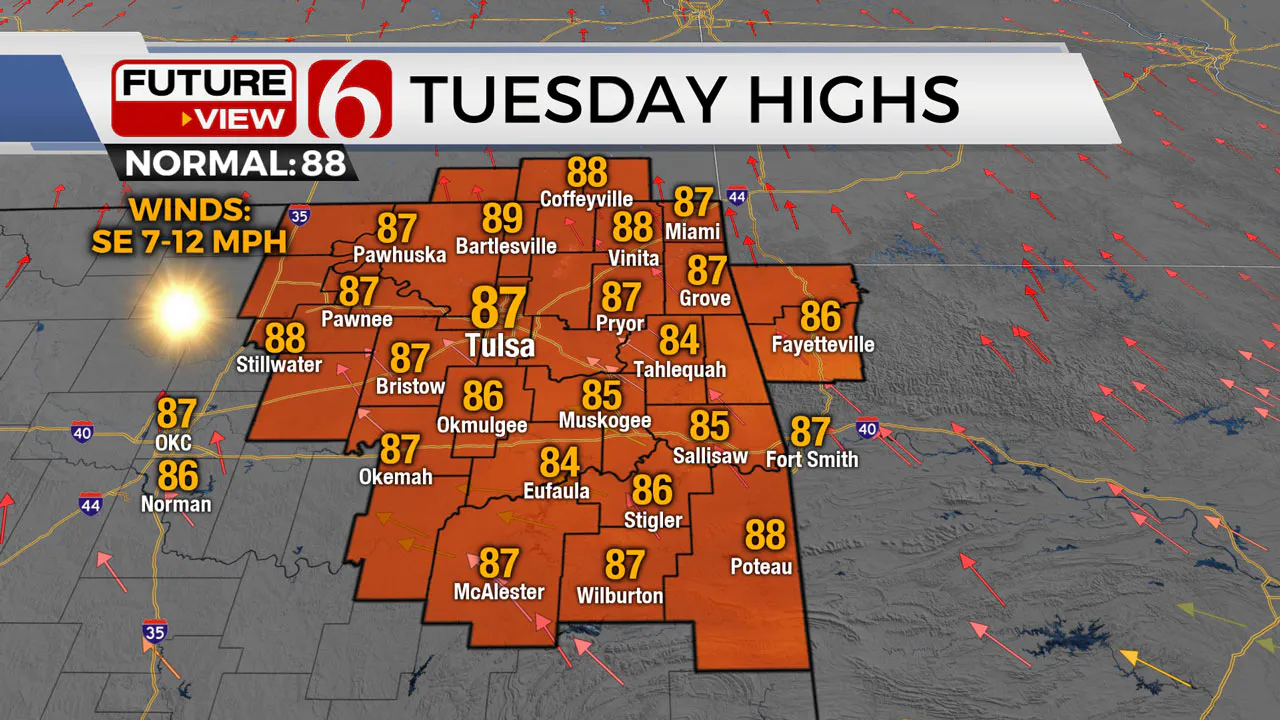 tues highs 9-9-24