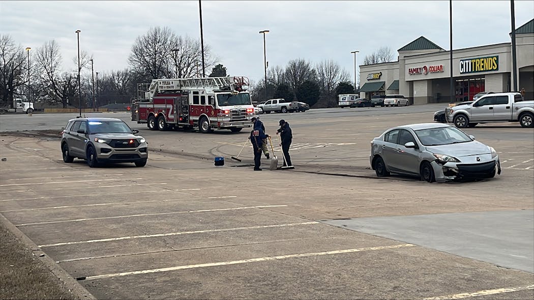 Pursuit Crash Gilcrease Museum Road