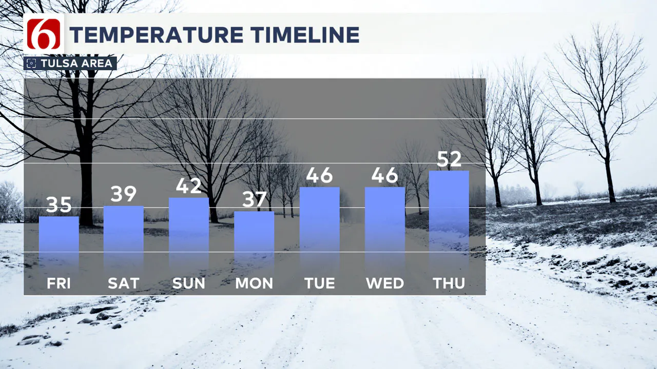 7-Day Temperature Timeline