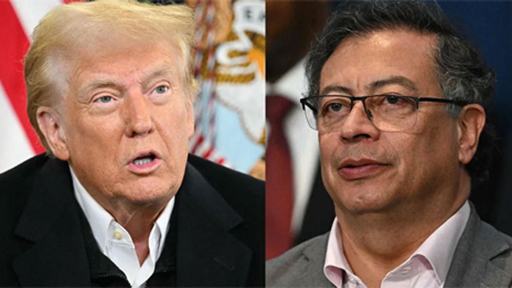 Trump - Colombia President Gustavo Petro 