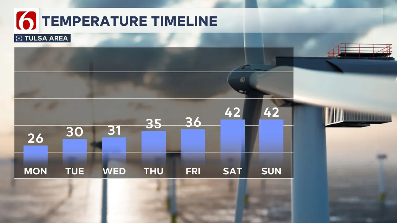 7-Day Temperature Timeline