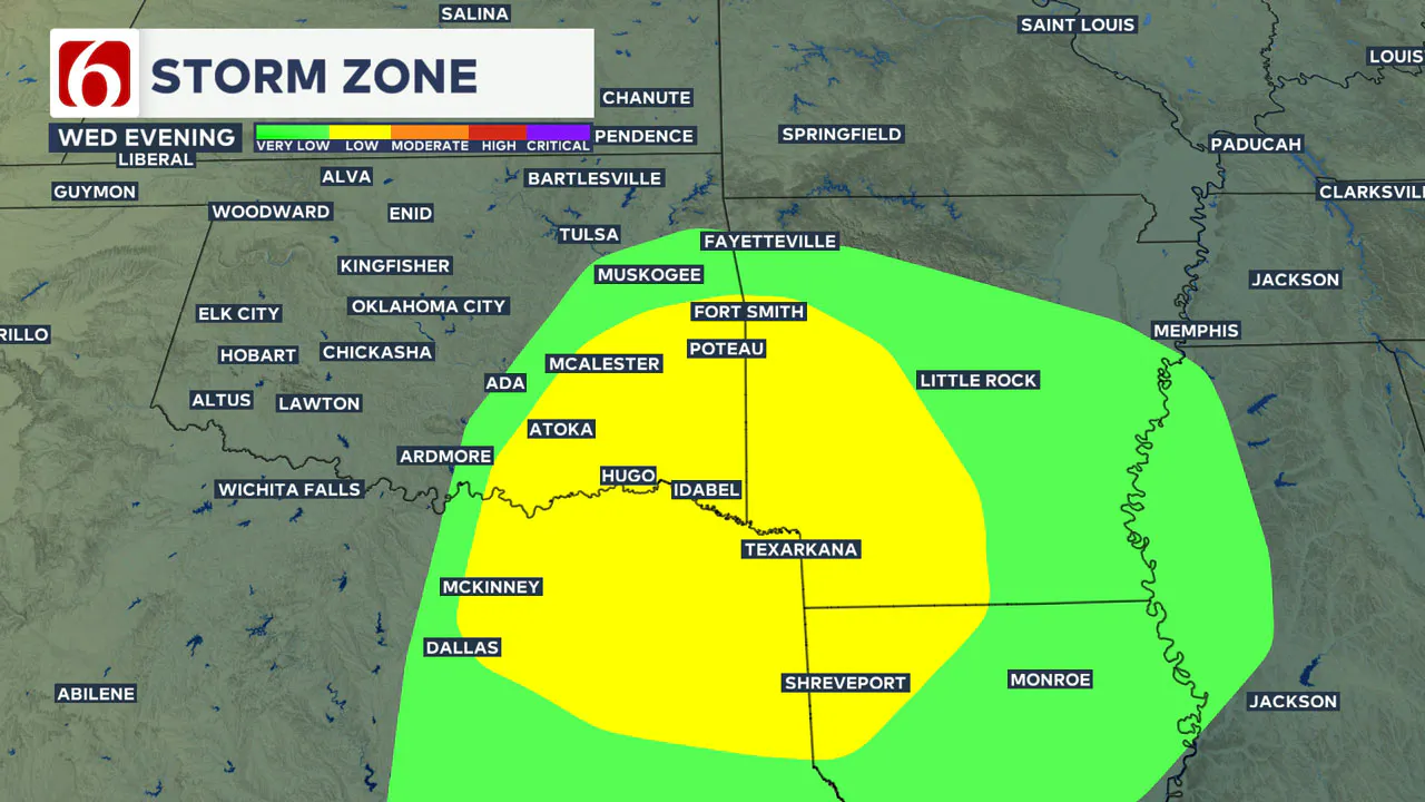 Wednesday storm zone