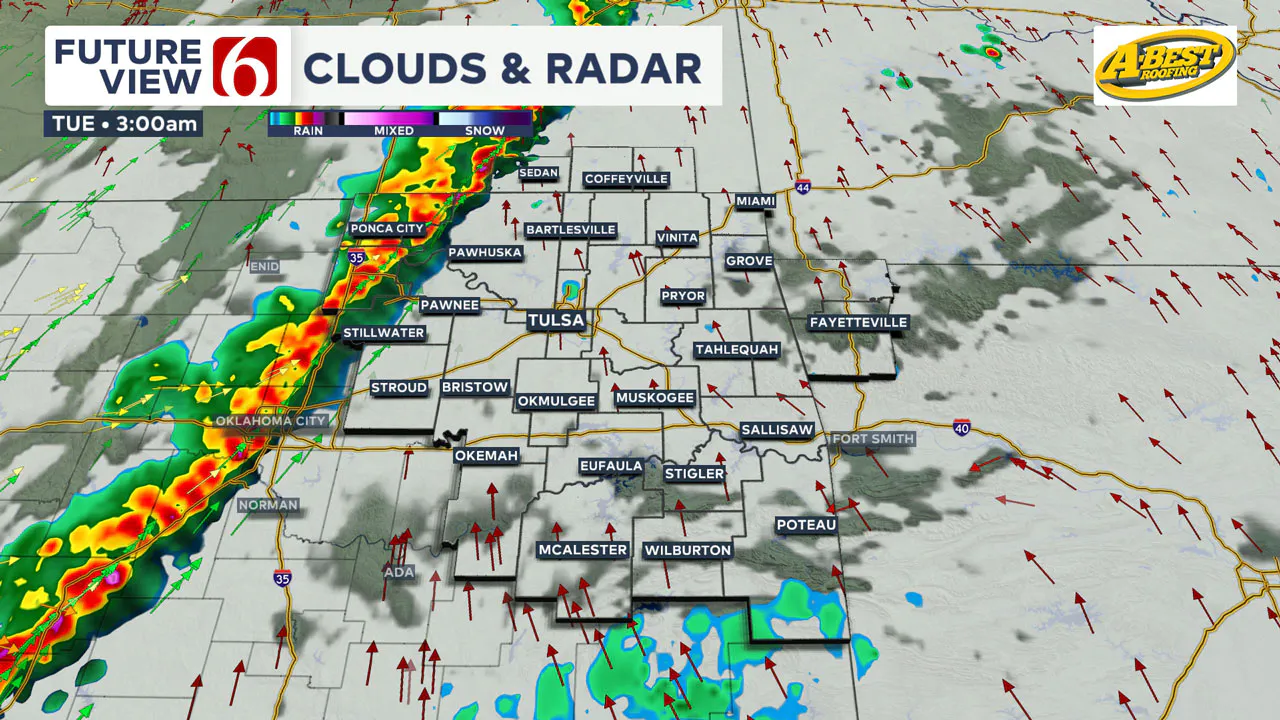 Tuesday 3 a.m. radar