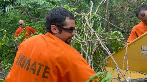 ODOC Inmates Help With Tornado Debris