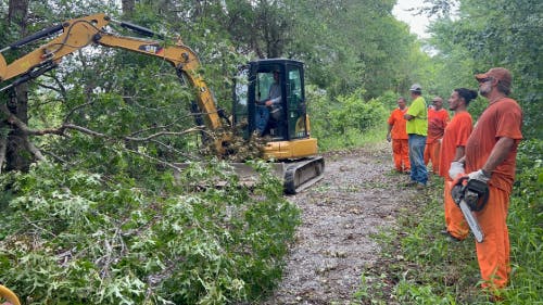ODOC Inmates Help With Tornado Debris