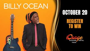 Billy Ocean at Osage: Register to WIN!