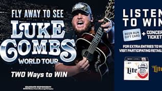 Win a trip to see Luke Combs in concert! 