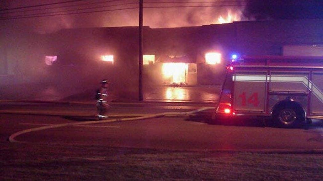 Okc Fire Department Battles Large Fire At Flooring Store