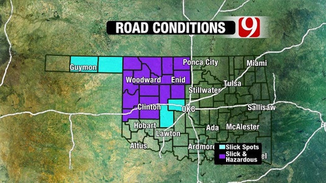 Road Conditions Deteriorating In Northwestern Oklahoma