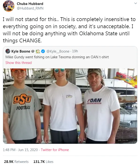 Mike Gundy Promises Change To OSU Football Program After Photo Of Him In  Controversial Shirt