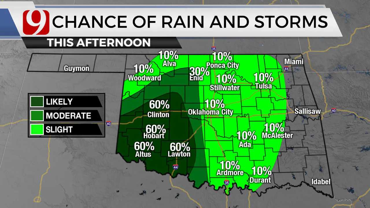 Wednesday Afternoon Rain 