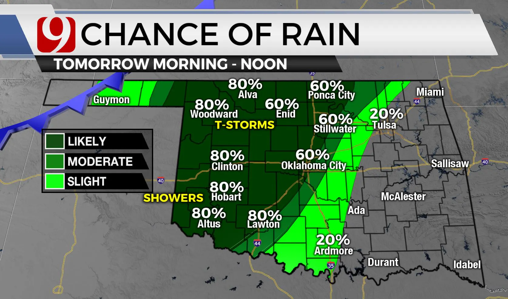 Chance Of Rain