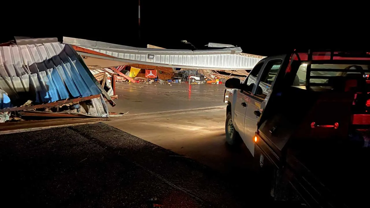 Clinton Regional Airport Damage 10-12 - 1