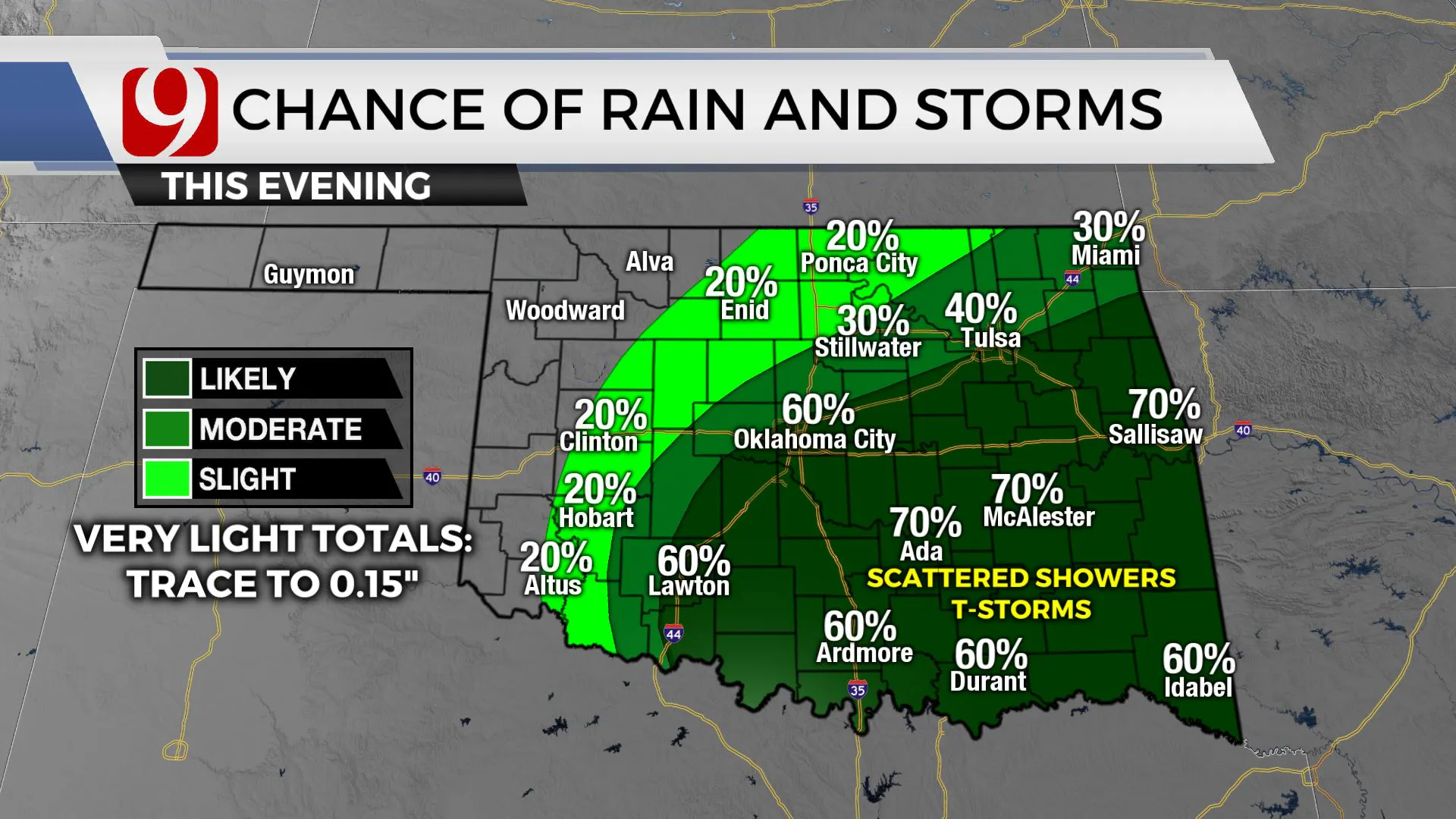 CHANCE OF RAIN/STORMS 2