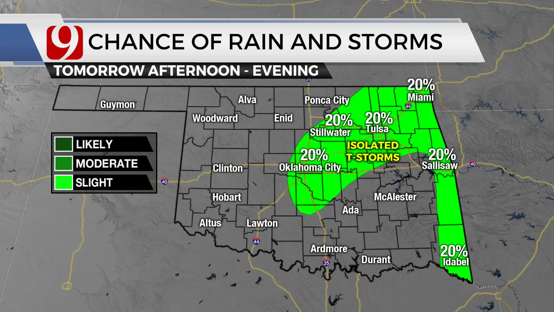 CHANCE OF RAIN/STORMS 3