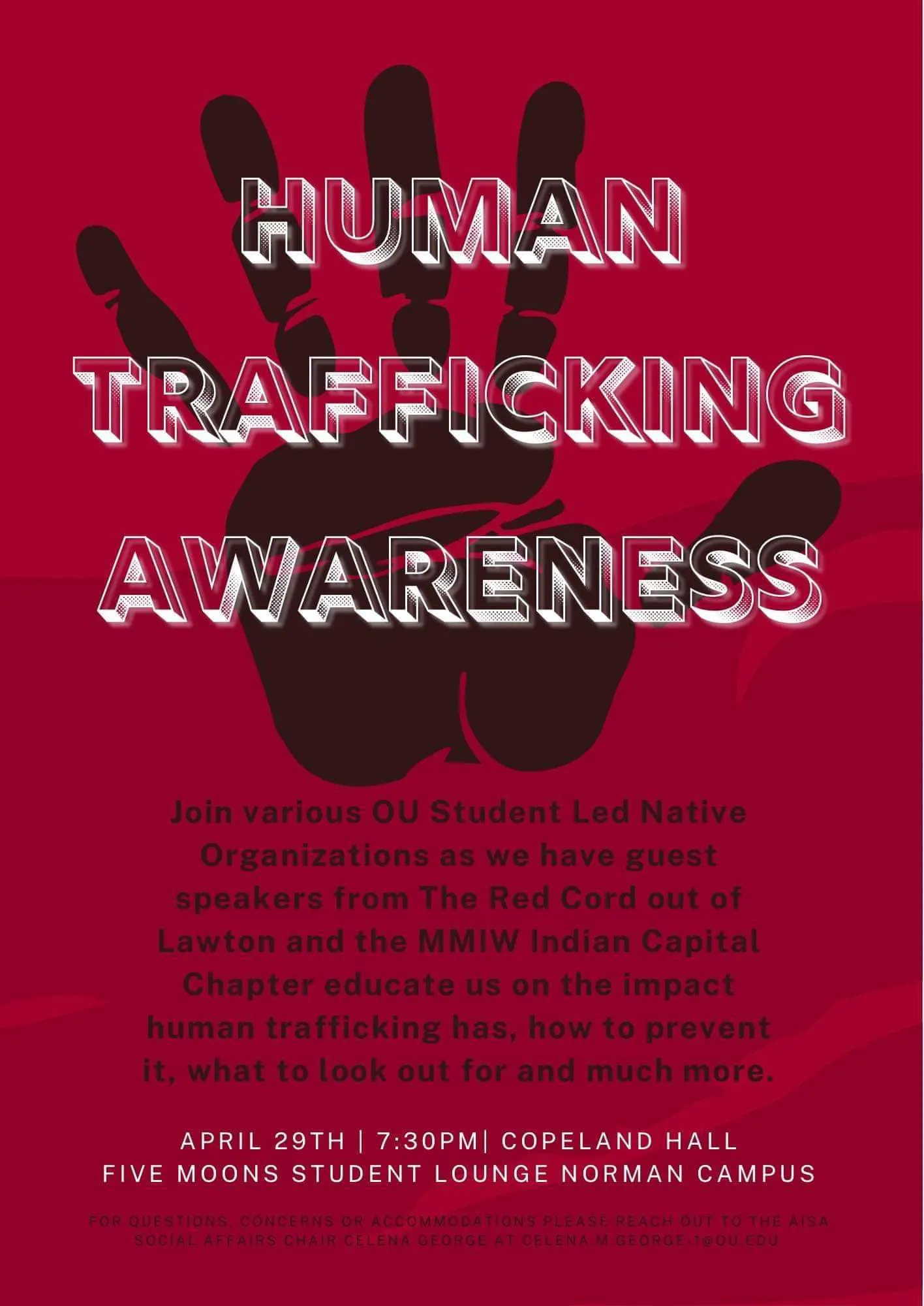 Full Flier Human Trafficking OU