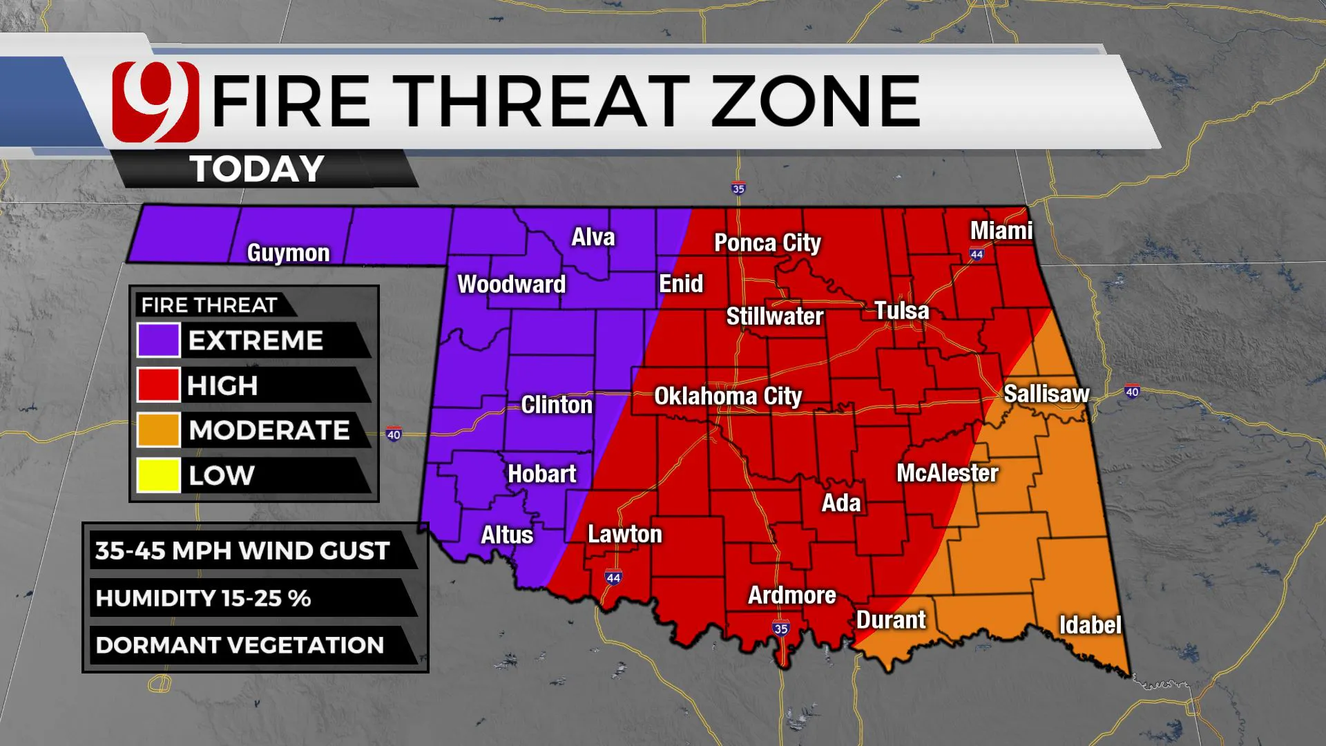 FIRE THREAT ZONE