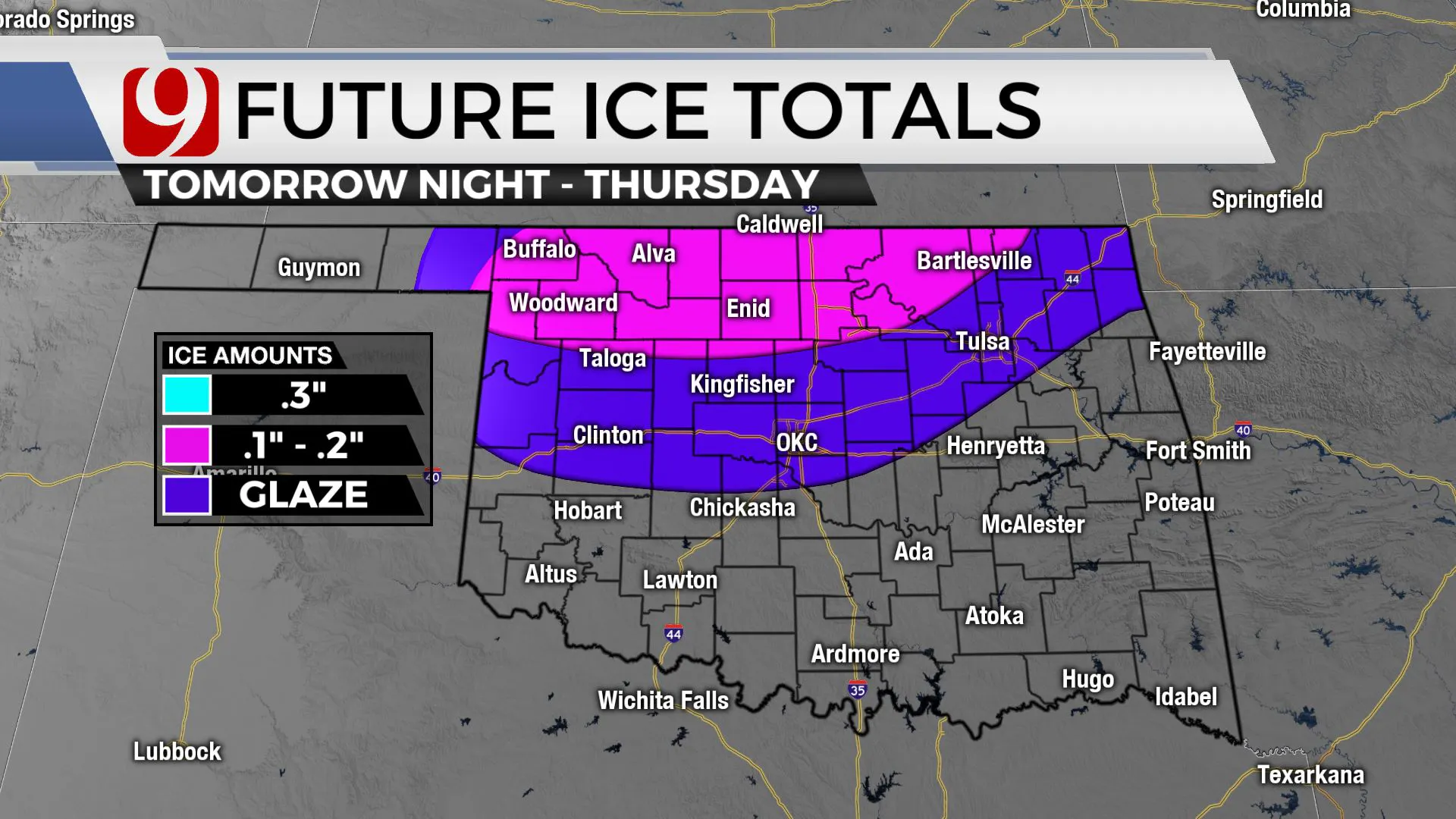 FUTURE ICE TOTALS