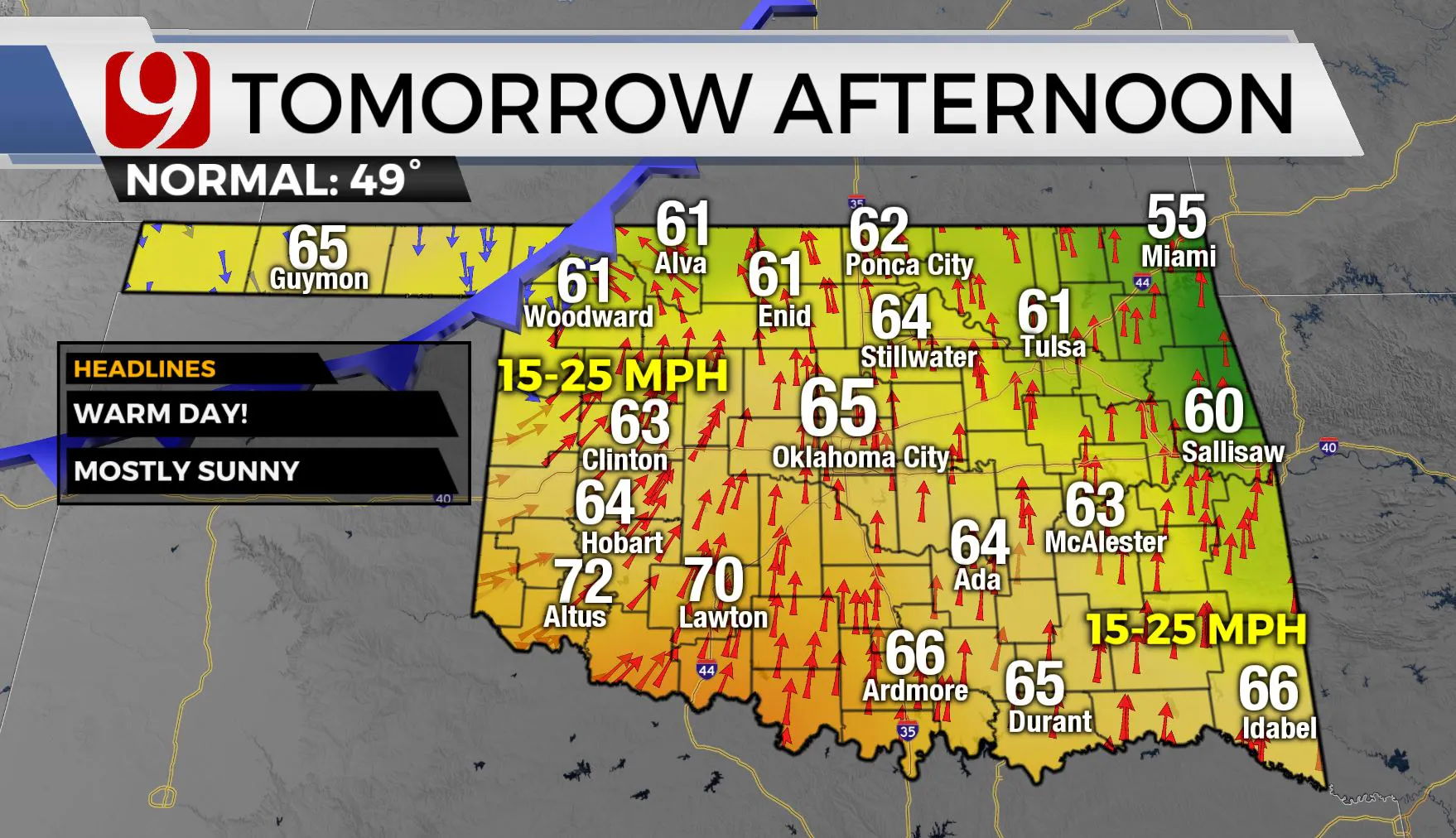 TOMORROW AFTERNOON