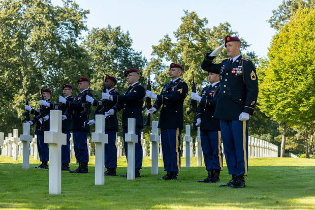 US Air Force Lieutenant Killed On D-day Laid To Rest In Norman