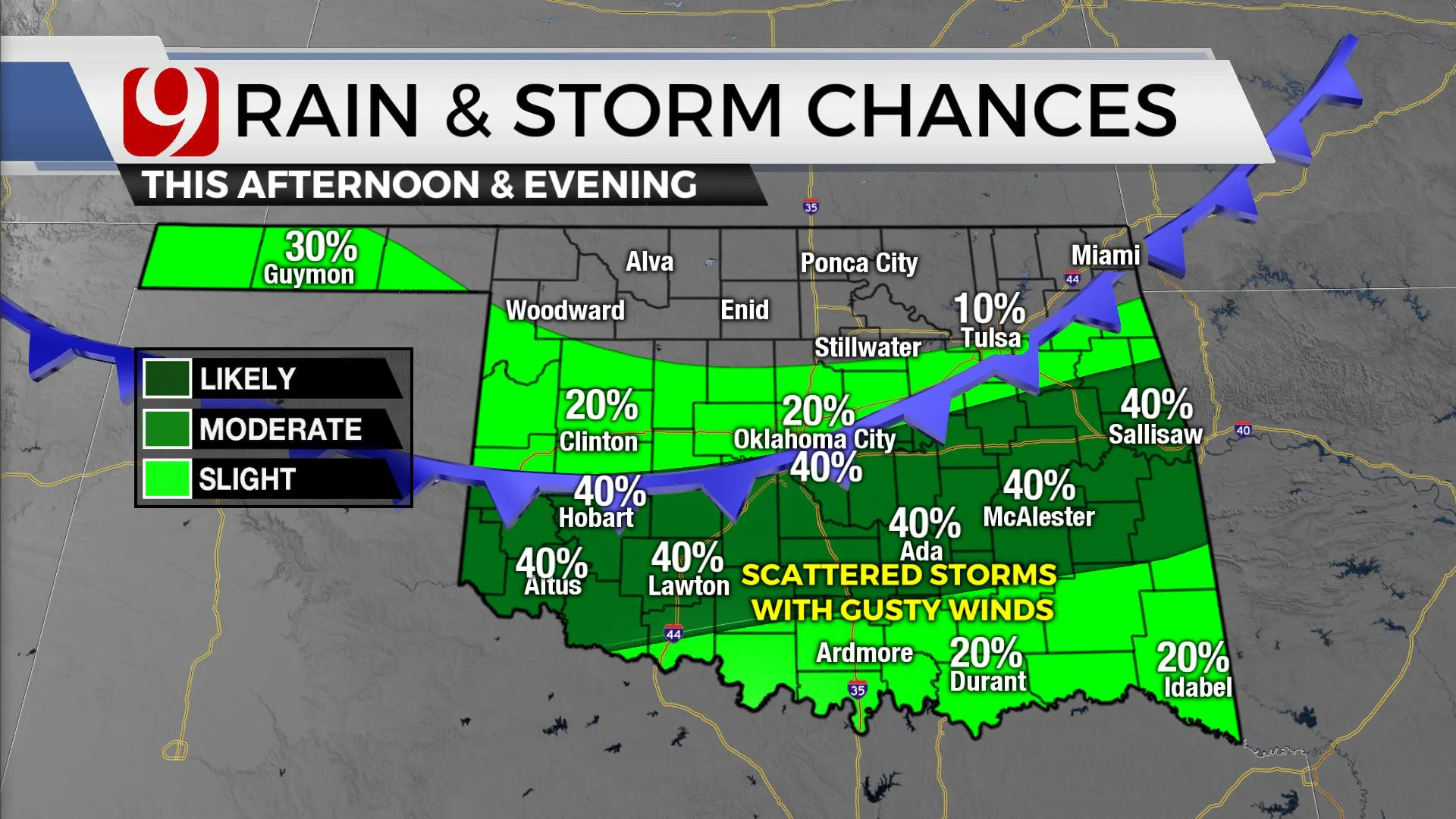 RAIN & STORM CHANCES -- 7/8/22