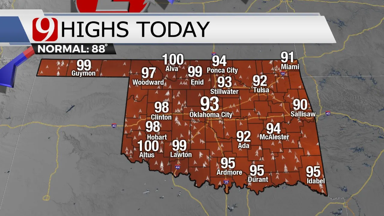 TODAY'S HIGHS