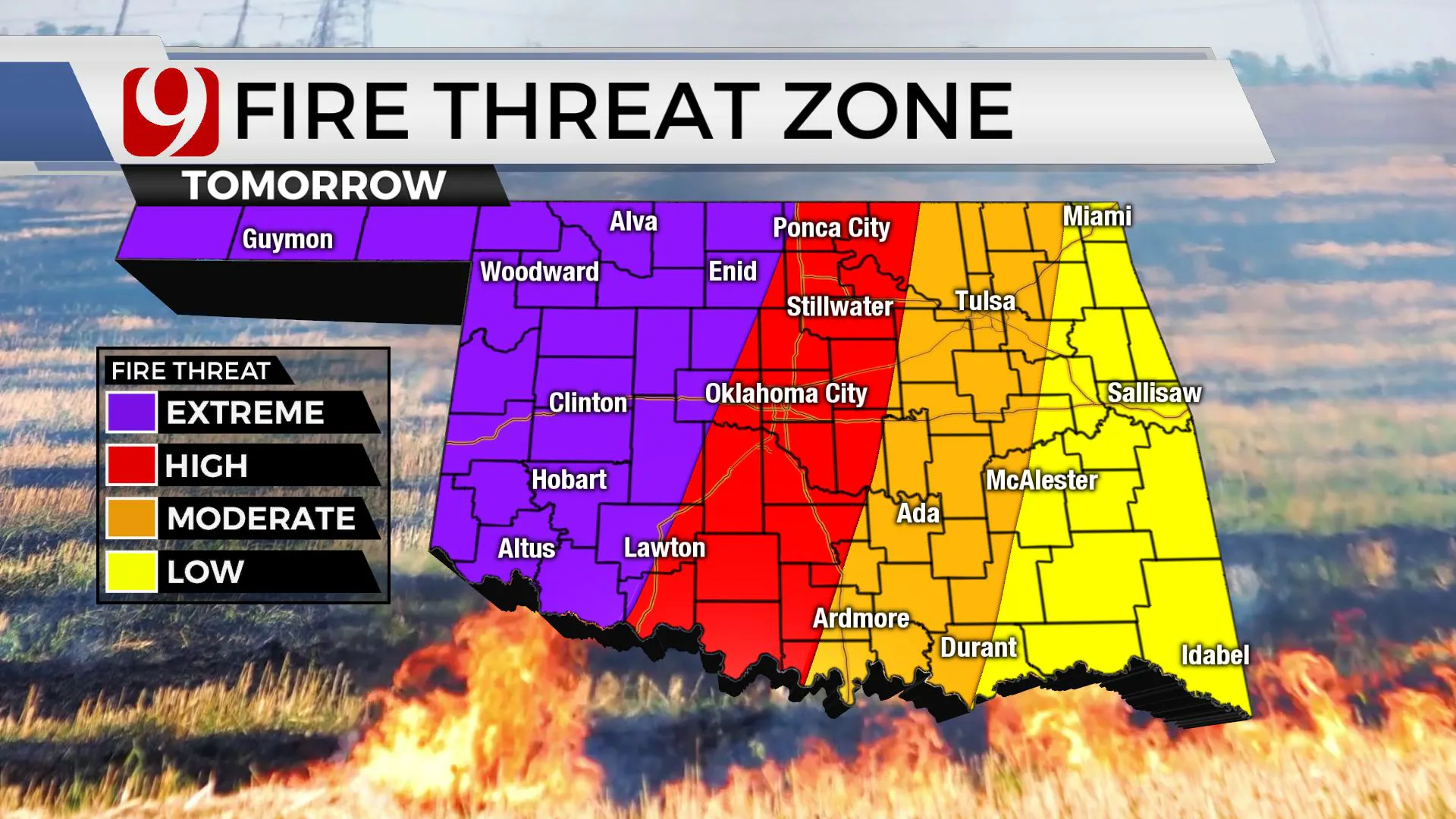 FIRE THREAT ZONE