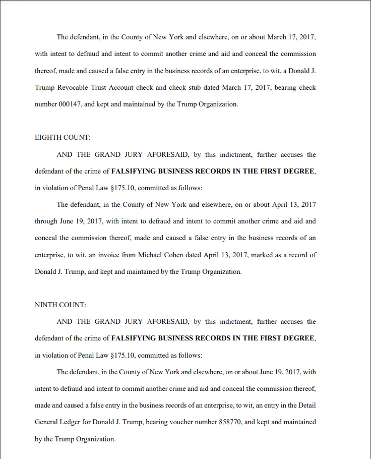 Trump Indictment Page 4