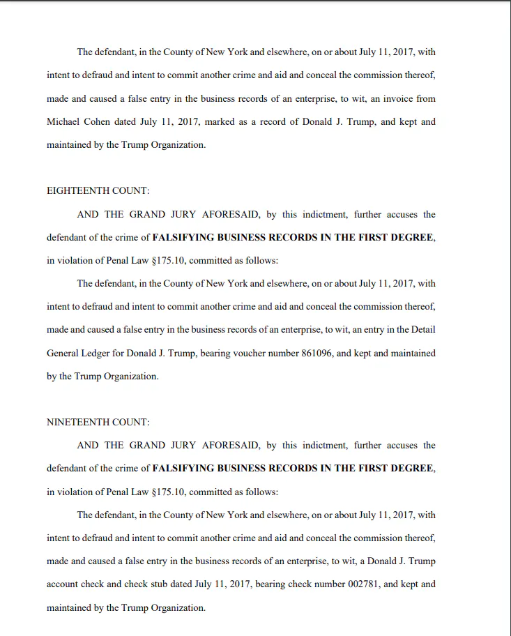 Trump Indictment Page 8