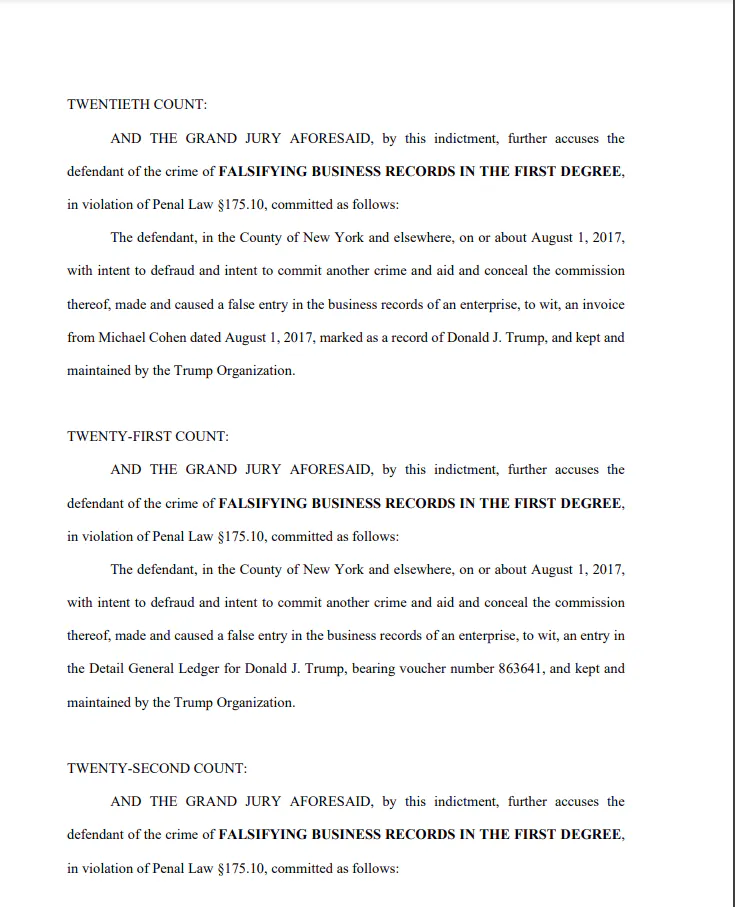 Trump Indictment Page 9