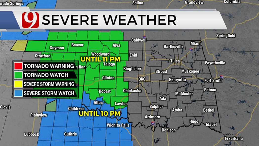Recap Severe Storms, Tornado Warnings In Oklahoma