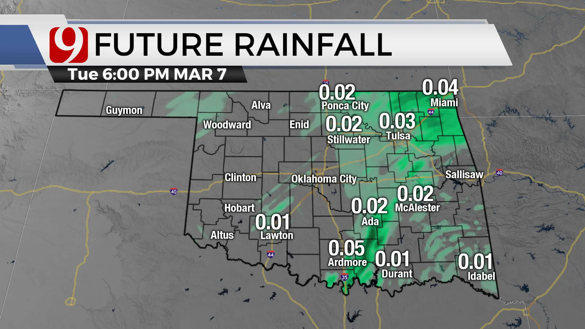 FUTURE RAINFALL 3/7/23