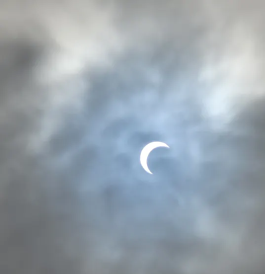 Eclipse, Tulsa 12:00 CDT 10-14