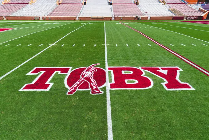 Toby Keith OU Field Decal - April 19, 2024