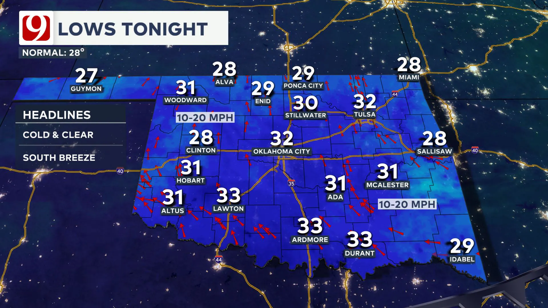 Saturday Weather Forecast